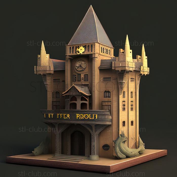 3D модель Захват Башни Ужаса в Башне Покмонов (STL)